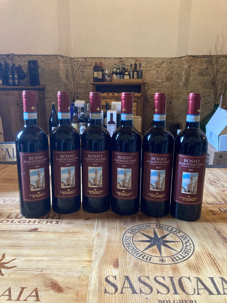 2022 Canalicchio di Sopra Rosso di Montalcino - 托斯卡纳 - 6 Bottles (0.75L) #1.1