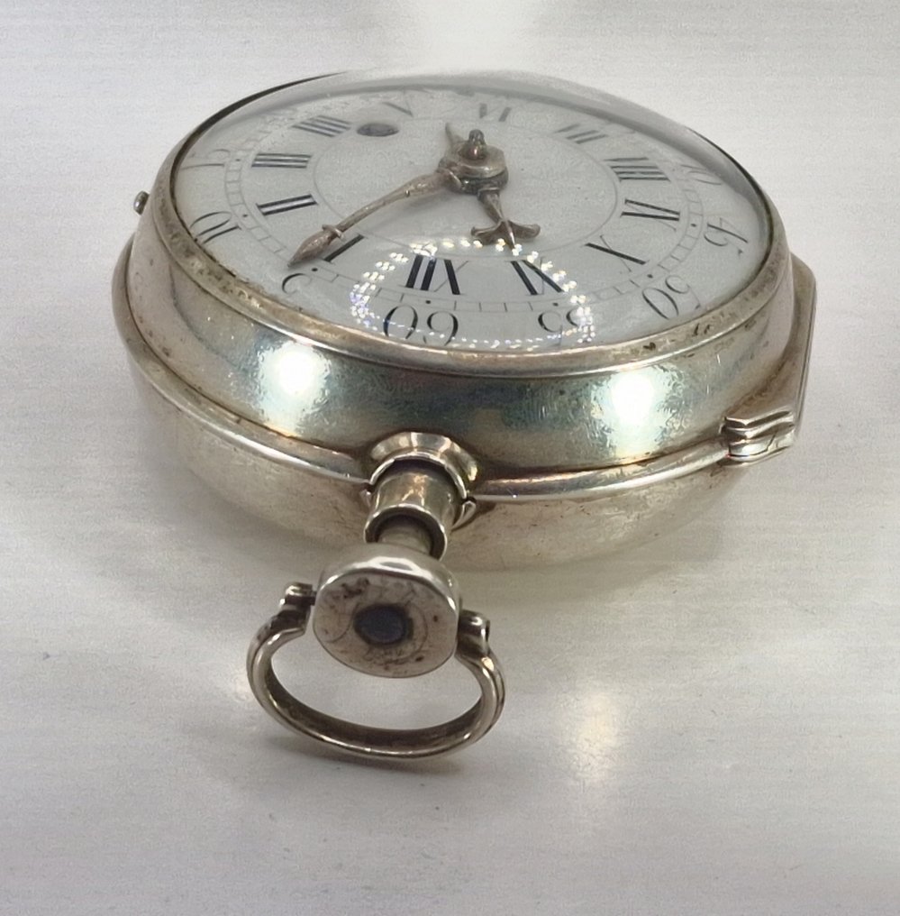LE ROY a PARIS - Oignon - Quarter Repeater Montre Toc - Silberkloben mit Vögel - Frankreich um 1700 - Earlier than 1850 #3.2