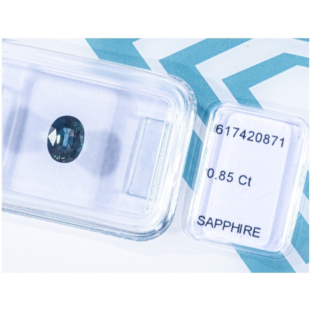Bleu Saphir, Aucun traitement - 0.85 ct #2.1