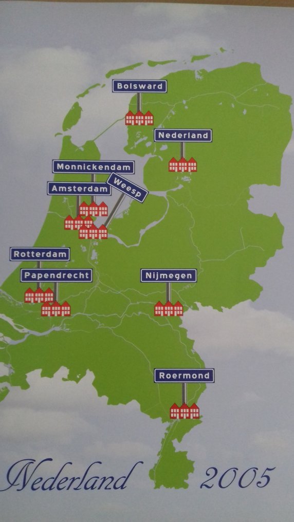 荷兰  - 漂亮的荷兰2005/2019年，分为两个DAVO LUXE专辑+磁带（无邮票） #1.0