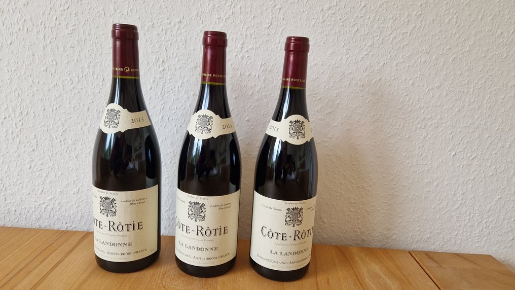 2015 René Rostaing, La Landonne - Côte Rotie - 3 Flaskor (0,7L) #1.1