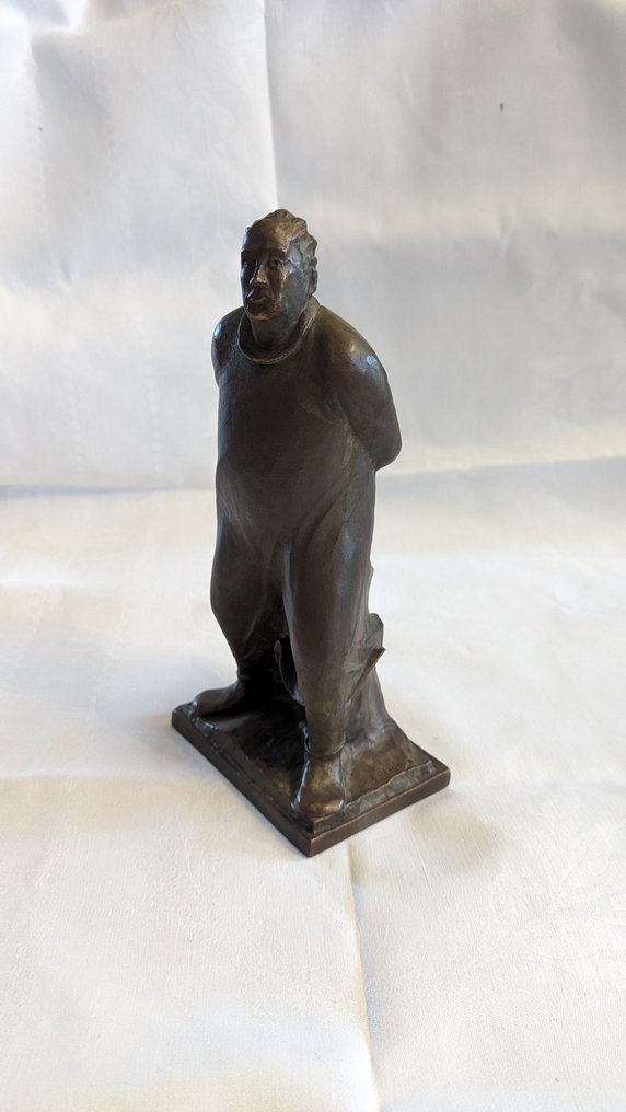 Ernst Barlach (1870-1938) - Skulptur, Der Spaziergänger - 28 cm - Bronze #1.2