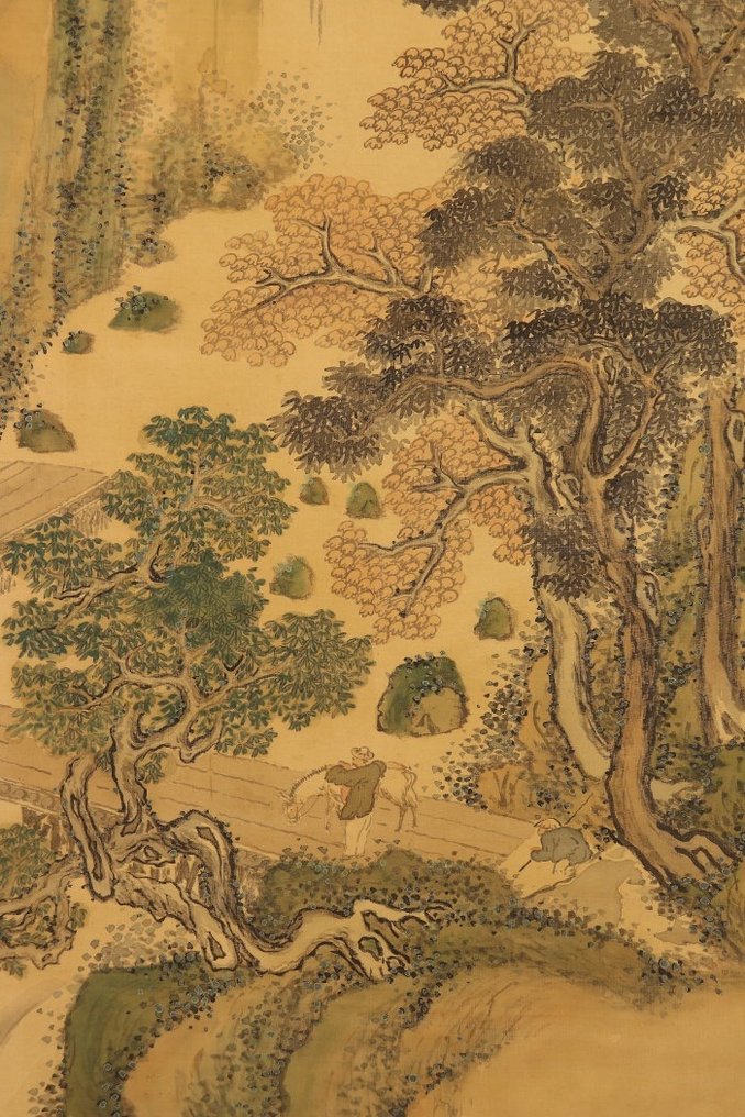 Large size literati landscape painting - Hoashi Yukiame（1810-1884） - Japón - Periodo Edo tardío #2.2