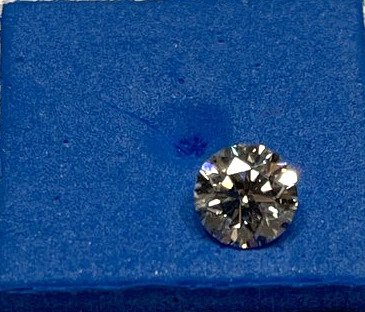 1 pcs Diament - 0.30 ct - brylantowy, okrągły - G - VVS1 (z bardzo, bardzo nieznacznymi inkluzjami) #1.1