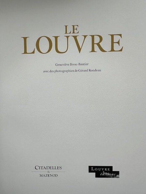 Genevieve Bresc-Bautier / Gerard Rondeau - Le Louvre - 2013 #3.1