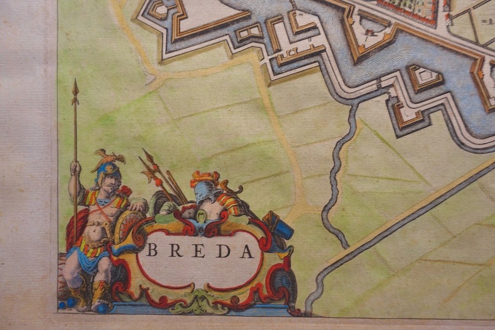 歐洲, 城市規劃 - 荷蘭/布雷達; J. Blaeu - Breda - 第1649章 #2.2