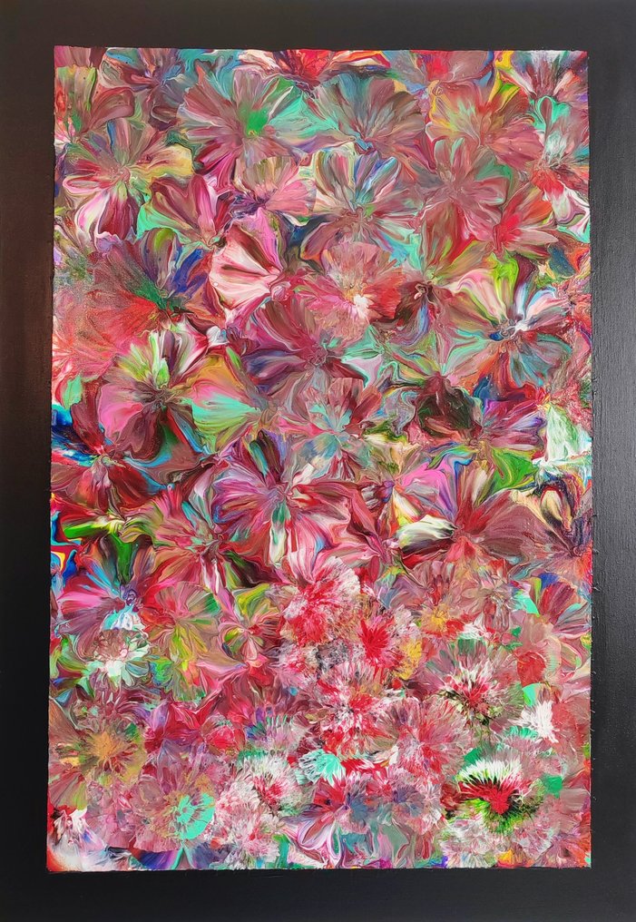 Corso Luca - Floral - abstract painting - XL - #1.2