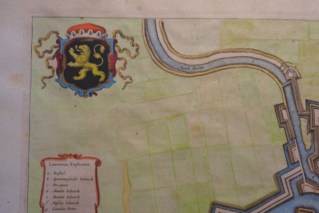 歐洲, 城市規劃 - 荷蘭/布雷達; J. Blaeu - Breda - 第1649章 #3.2