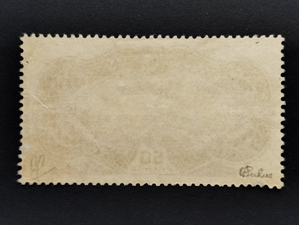 法国 1936 - 航空邮件 50 f.深绿色和50 f。布雷莱 - Yvert PA N° 14b et 15 - Superbes dont signé #3.2