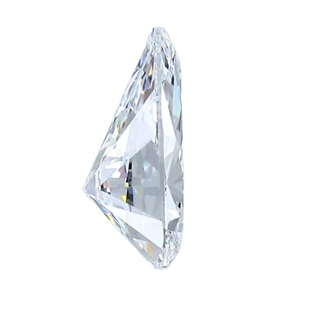 1 pcs Diamant - 0.70 ct - Briliant, Pară - D (fără culoare) - VS1 #3.1