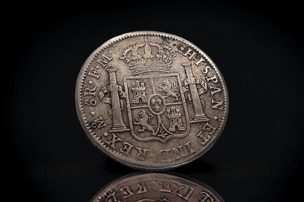 西班牙. Carlos IV (1788-1808). 8 Reales 1796 Mexico FM #2.1