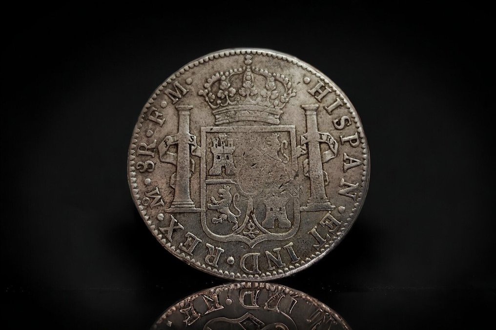 Espanha. Carlos IV (1788-1808). 8 Reales 1792 México F.M #2.1