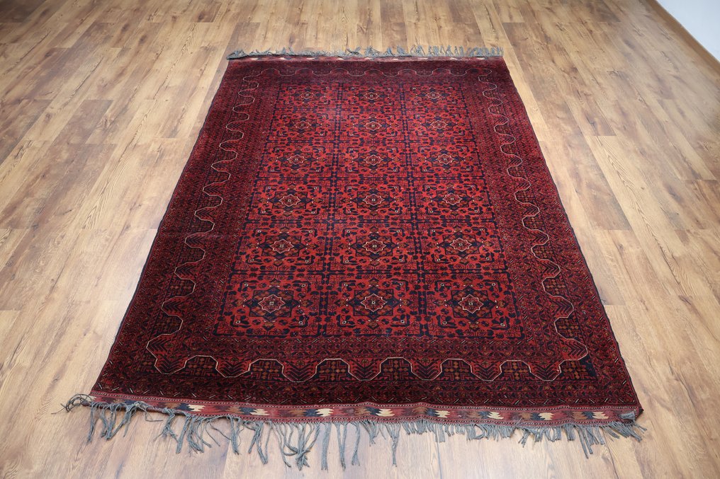 Art Deco afgan - Carpetă - 282 cm - 198 cm #1.1