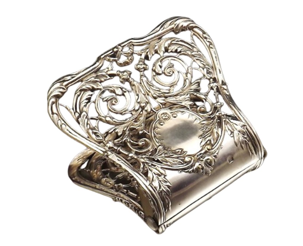 Christofle - Alphonse Debain - 芦笋钳 (1) - .950 银, 镀银青铜 - 1850-1900 #2.1
