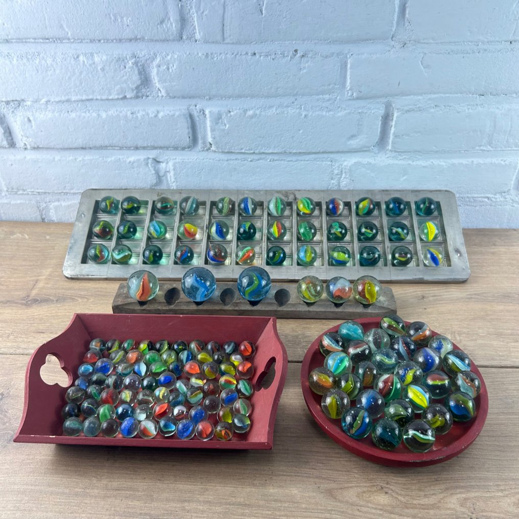 Collection of Vintage German Cats eye marbles - Toy - 1950-1960 - Europe #1.2