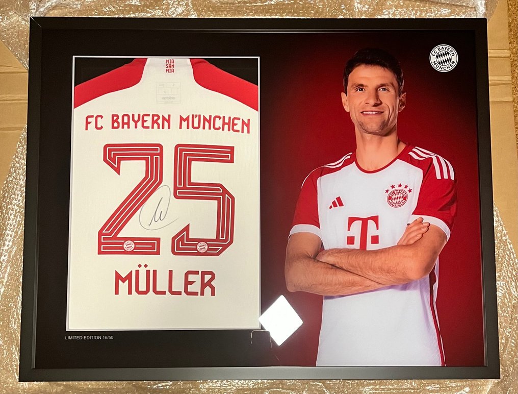 FC Bayern München - Fodbold Champions League - Thomas Müller - 2023 - skjorte  #1.1