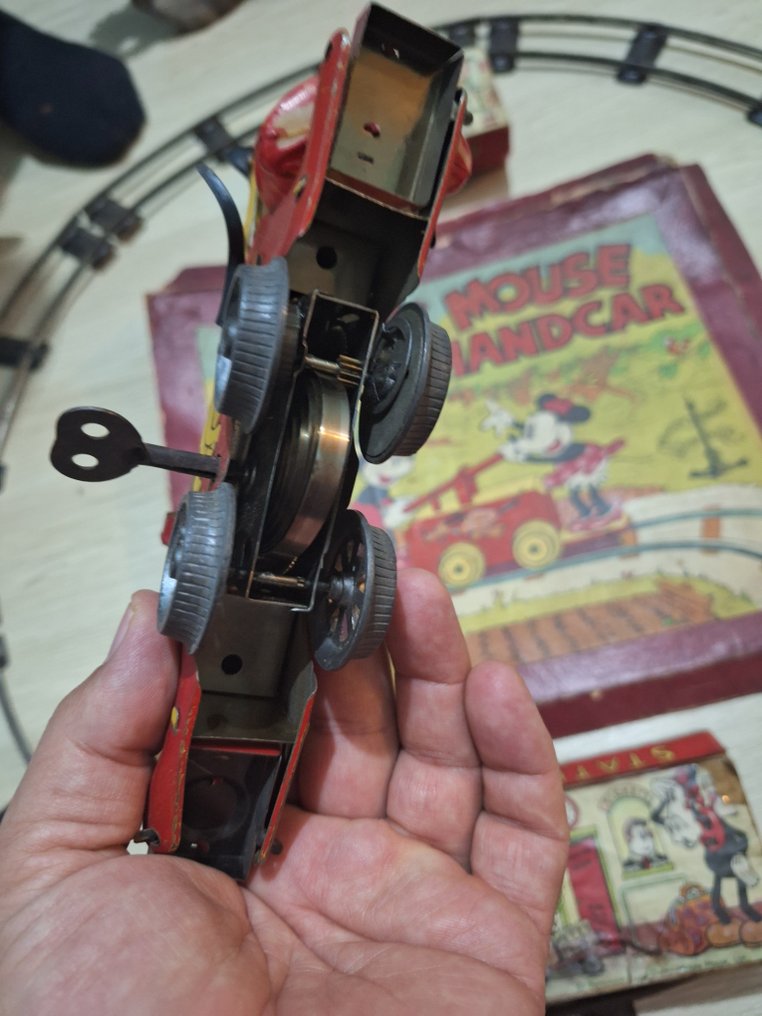 Wells Toy Mickey Mouse handcar England Catawiki