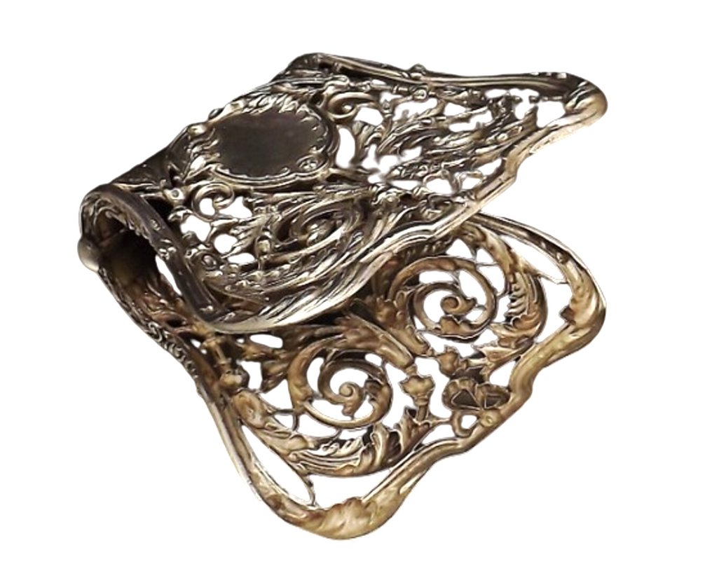 Christofle - Alphonse Debain - Asparagus tongs (1) - .950 silver, Silvered bronze - 1850-1900 #3.1
