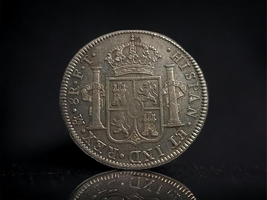 西班牙. Carlos IV (1788-1808). 8 Reales 1802 Mexico FT #2.1