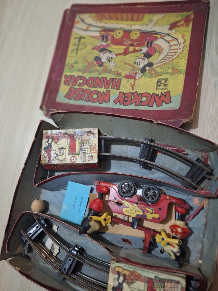 Wells Toy Mickey Mouse handcar England Catawiki