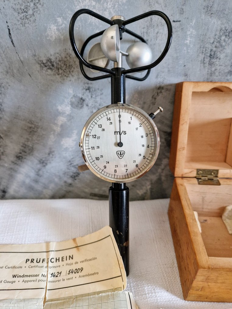 W. Lambrecht Anemometer Brass 19501960 Catawiki