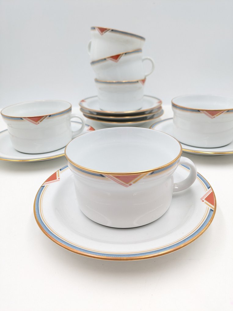 Richard Ginori - Σετ φλιτζανιών τσαγιού - Πορσελάνη #2.1