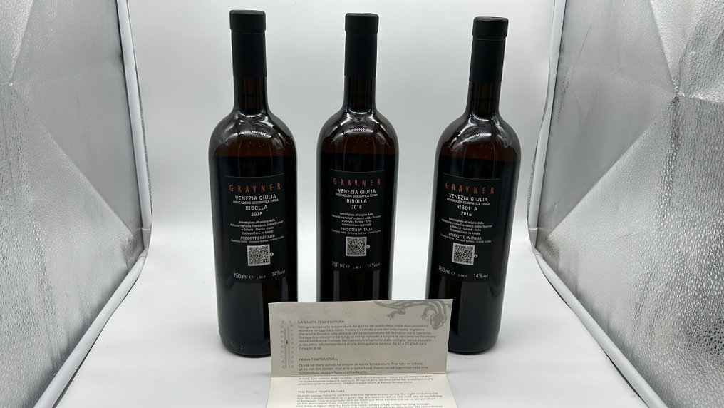 2016 Gravner, Ribolla - Friuli-Venezia Giulia - 3 Bottiglie (0,75 L) #3.2