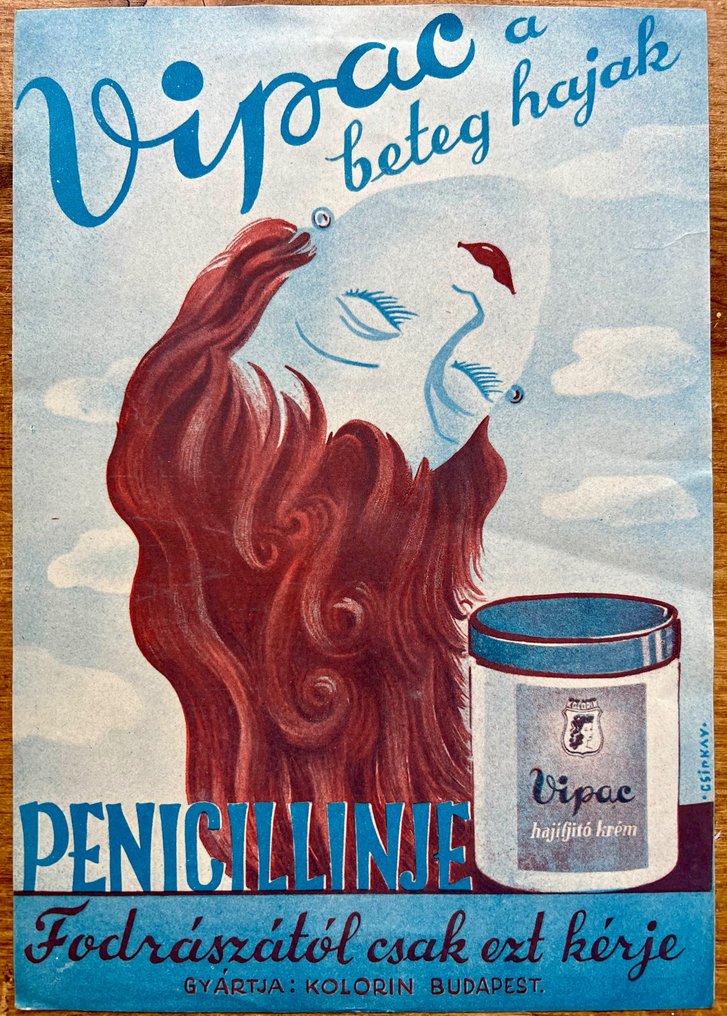 Csirkay - VIPAC - Hair, Beauty,  pre war - Budapest - Hungary - década de 1930 #1.2