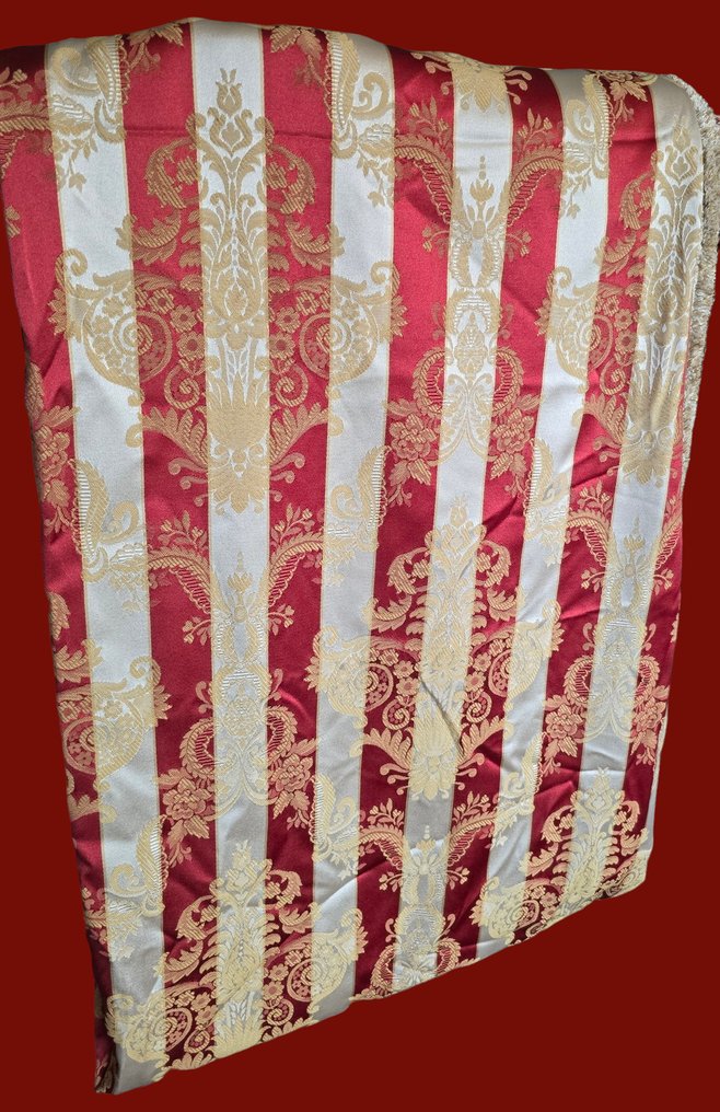 TENDE SPLENDIDO TESSUTO RASO DAMASCATO - 窗簾布料 (2)  - 330 cm - 115 cm #1.2