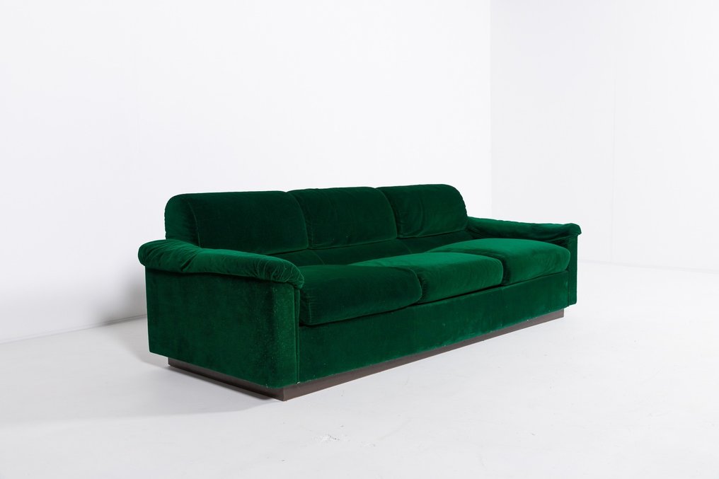 梳化 - 20 世紀 70 年代義大利生產的復古三座沙發 #2.1