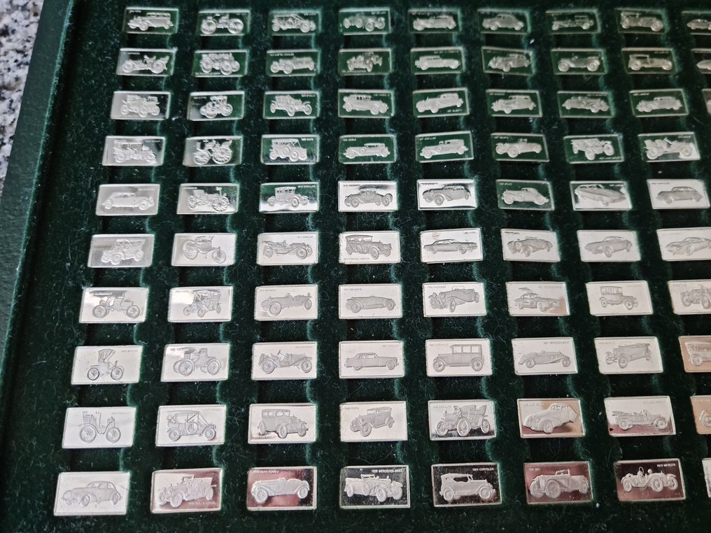 美國. Franklin Mint - The 100 Greatest Cars Silver Miniature Collection (.925 Sterling Silver) #2.2