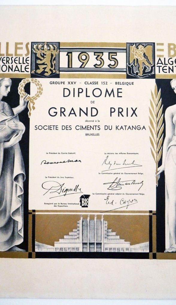 Louis Buisseret - Brussel Algemeene Wereldtentoonstelling 1935 - Anni ‘30 #2.2