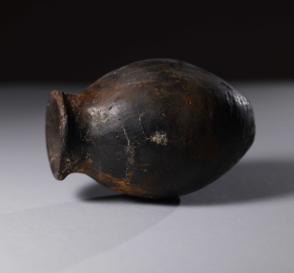 Antico Egitto Ceramica raro recipiente per birra - 16 cm #1.2