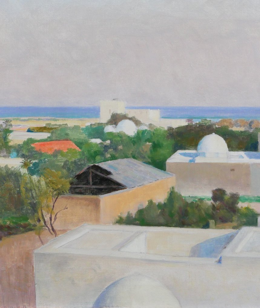 Hans Arnold Daepp (1886-1949) - Tunisia, landscape of Hammamet #2.1