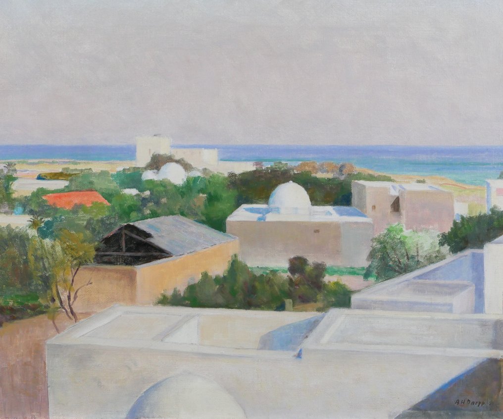 Hans Arnold Daepp (1886-1949) - Tunisia, landscape of Hammamet #1.1