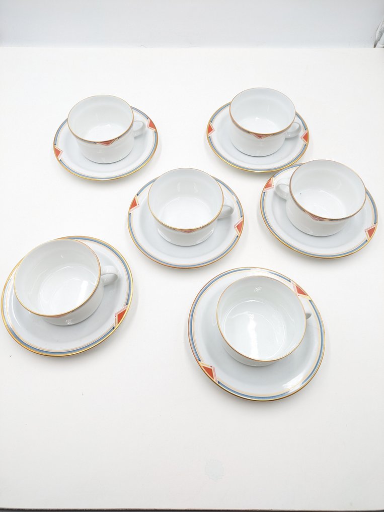 Richard Ginori - Σετ φλιτζανιών τσαγιού - Πορσελάνη #4.3