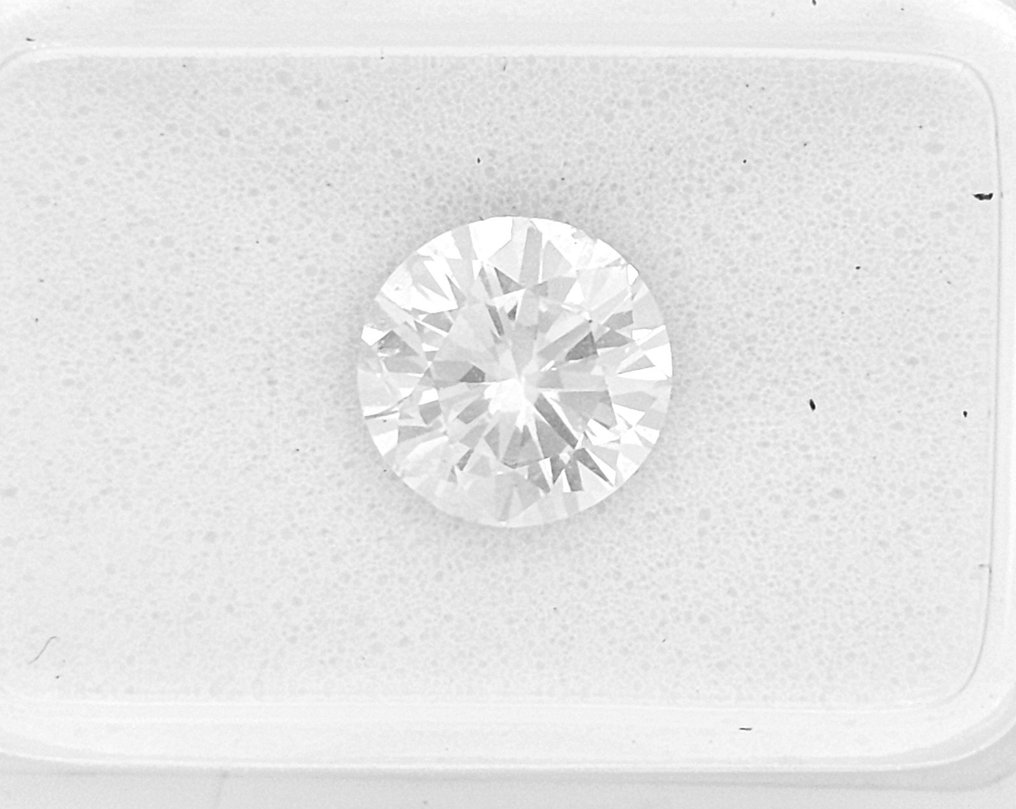 1 pcs Diamant  (Natur)  - 1.01 ct - Rund - F - SI3 - Gemewizard Gemological Laboratory (GWLab) #2.2