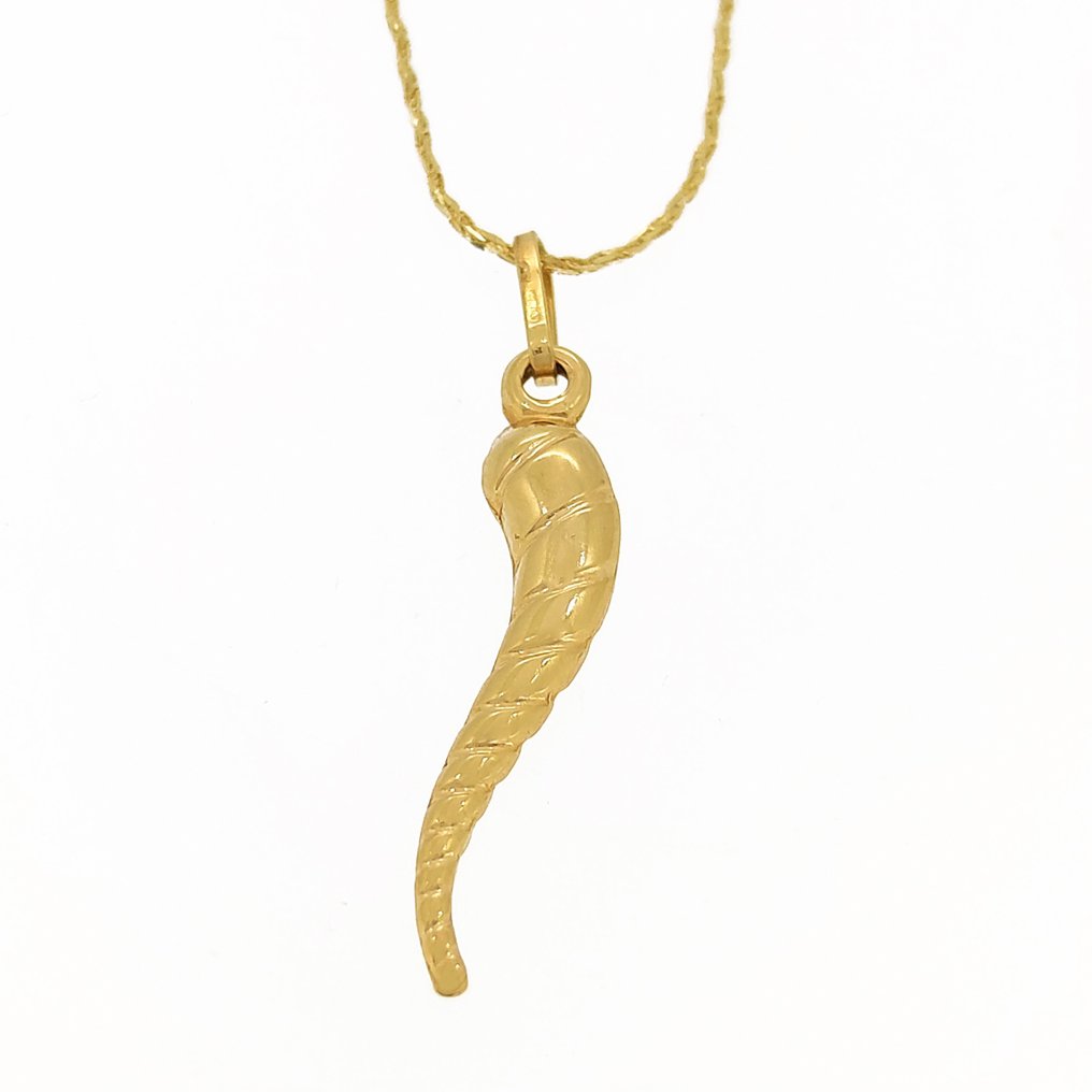 No Reserve Price - Necklace with pendant - 18 kt. Yellow gold  #2.1