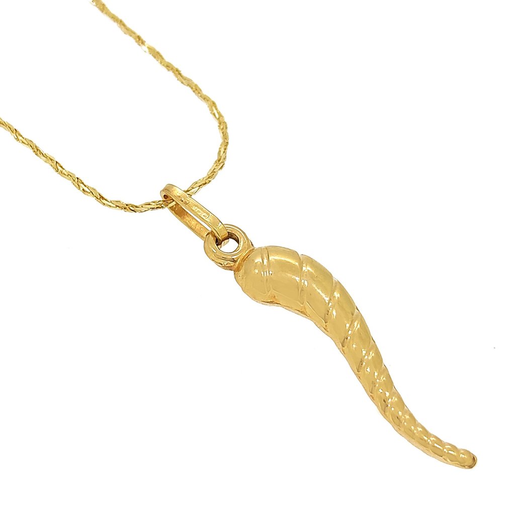 No Reserve Price - Necklace with pendant - 18 kt. Yellow gold  #1.2