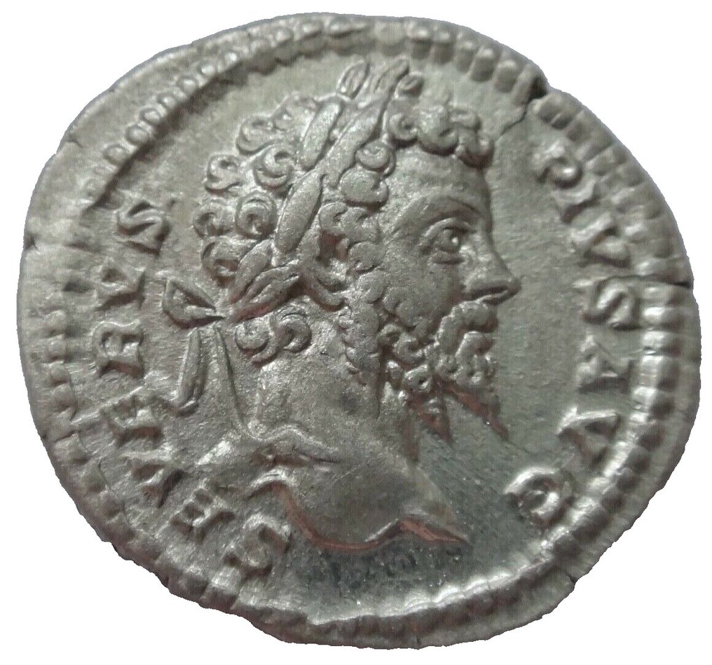 Império Romano. Septímio Severo (193-211 d.C.). Denarius #1.1