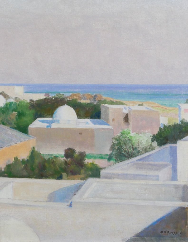 Hans Arnold Daepp (1886-1949) - Tunisia, landscape of Hammamet #2.2