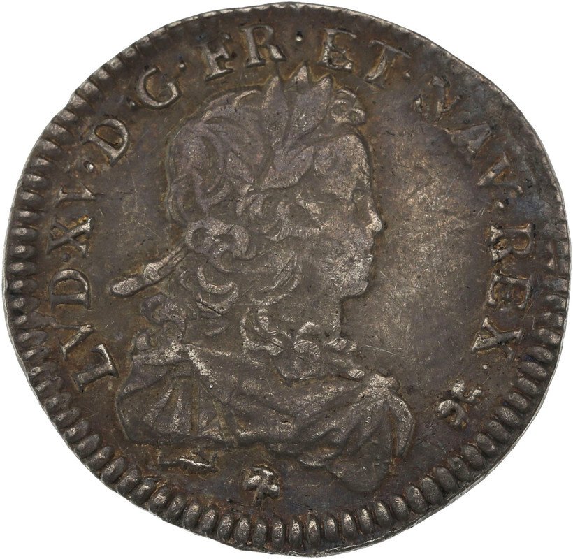 Frankrike. Louis XV (1715-1774). 1/6 Ecu 1721-Z, Grenoble #1.1