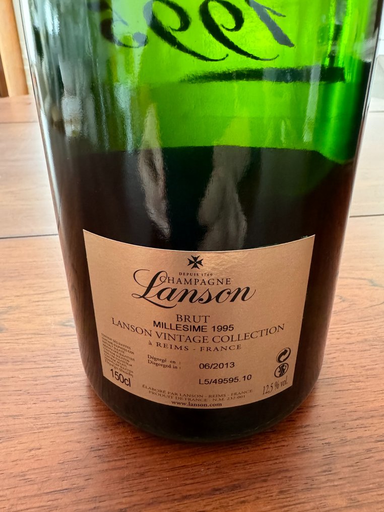 1995 Lanson, Lanson Vintage Collection - Champagne Brut - 1 Magnum (1.5L) #2.1