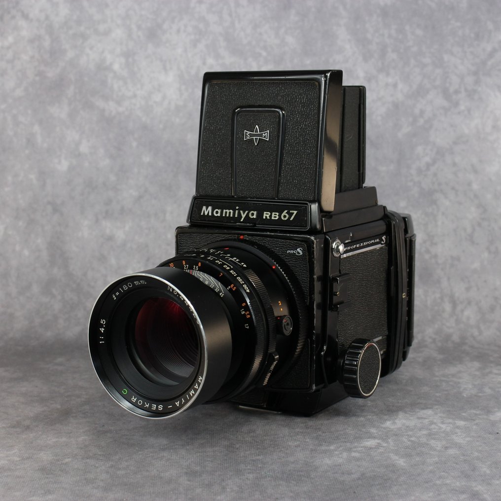Mamiya RB67 + Mamiya-Sekor  C  1:4.5 F=180mm 120 / φωτογραφική μηχανή μεσαίου φορμά #1.1