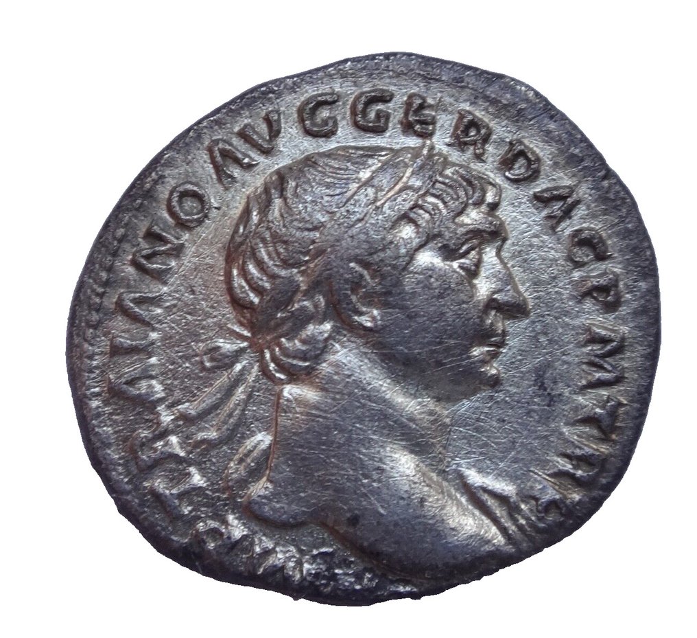 Rooman imperiumi. Trajan (98-117 aaj.). Denarius #1.1