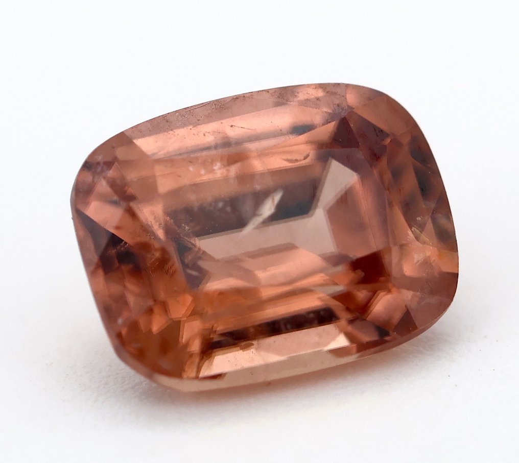 Orange, Pink Zircon  - 1.76 ct - Antwerp Laboratory for Gemstone Testing (ALGT) #2.1