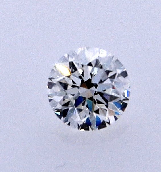 1 pcs Gyémánt - 0.44 ct - Kerek - H - VS1 #1.1