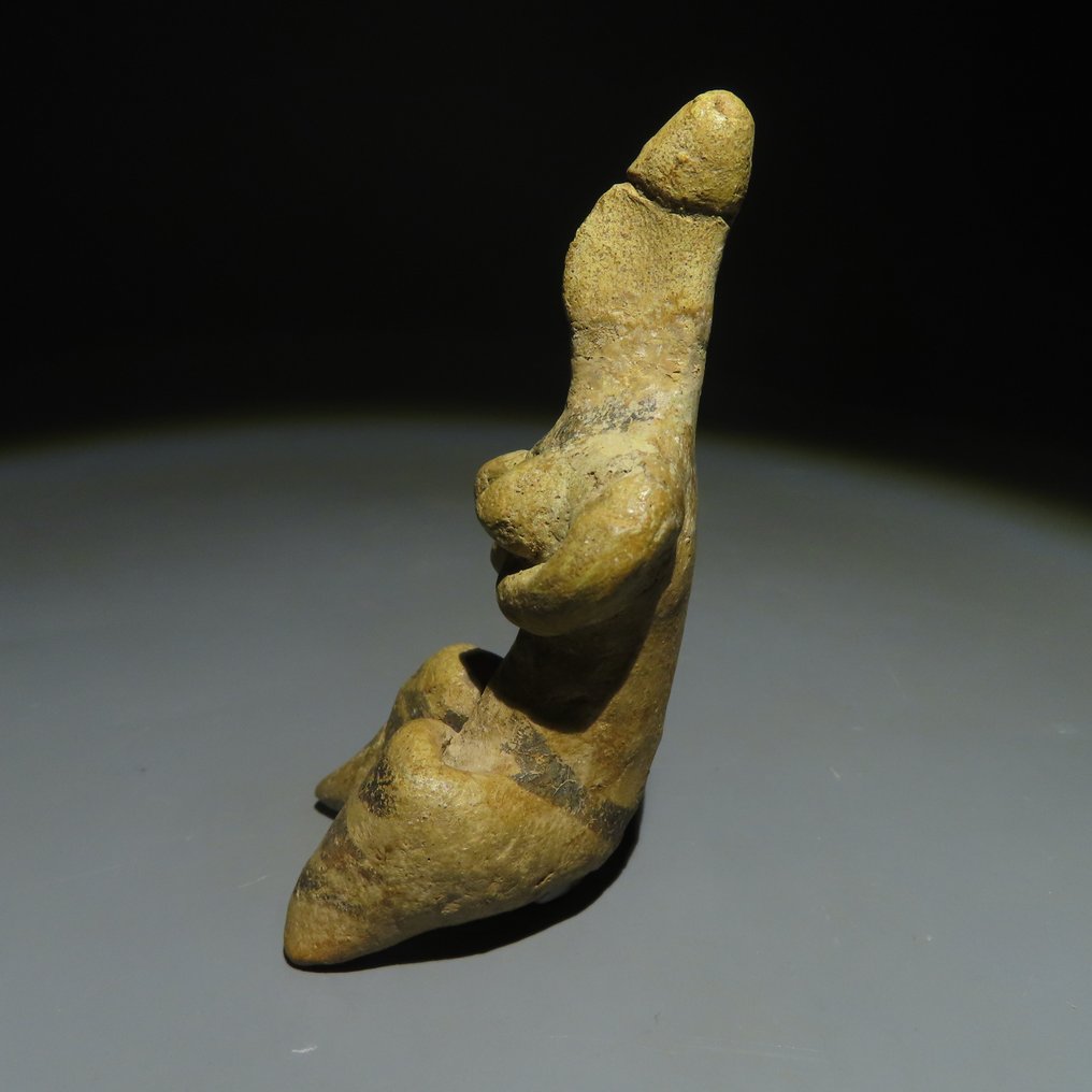 Orientul Mijlociu, Tell Halaf TeracotÄƒ Idol. mileniul III î.Hr. 7,5 cm inaltime. #2.1