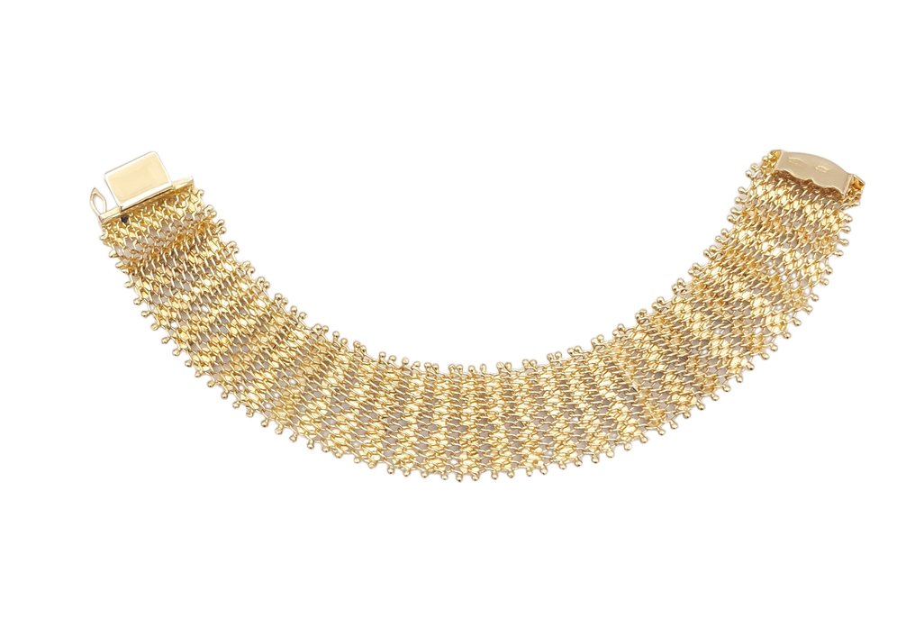 手镯 - 18K包金 玫瑰金, 白金 #2.1