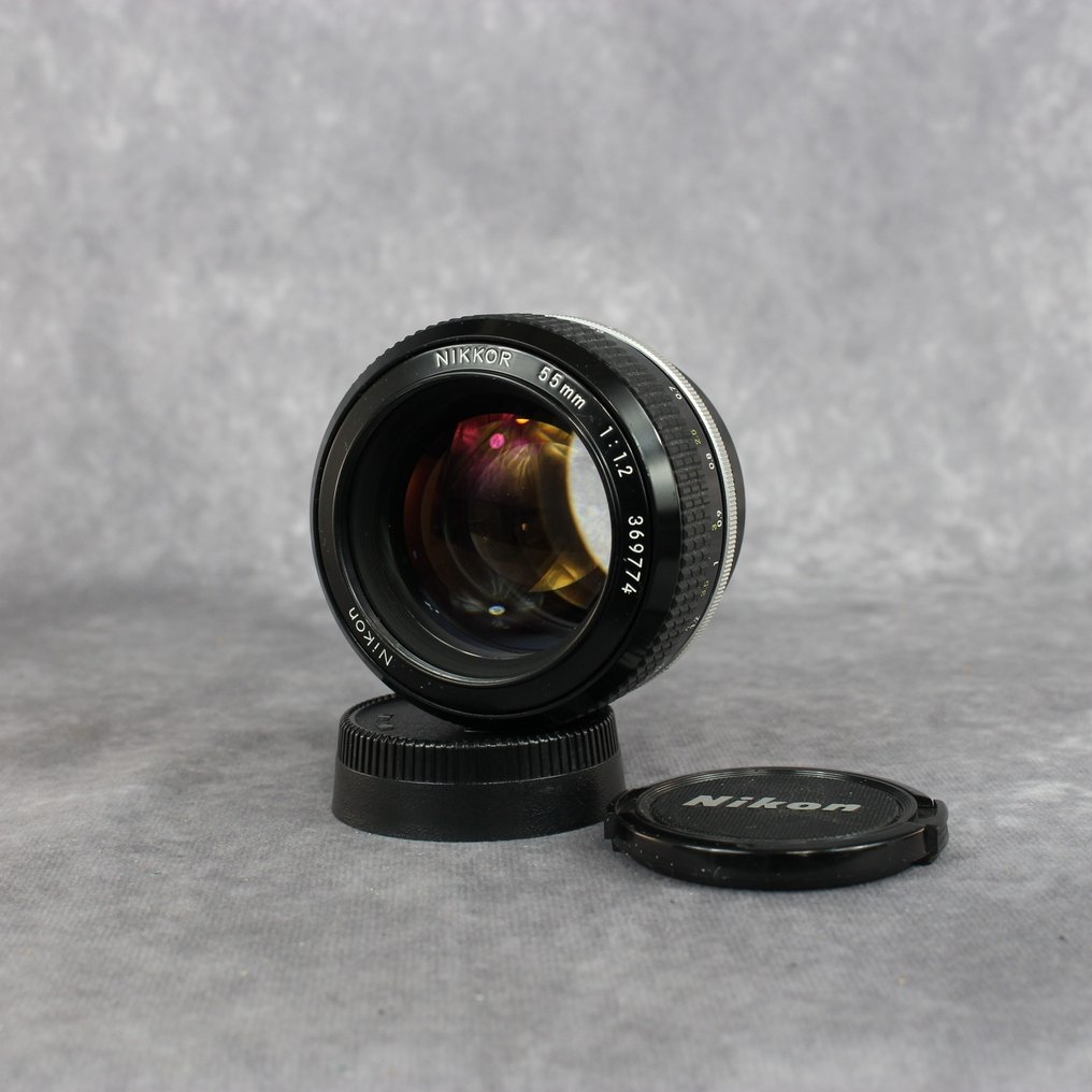 Nikon nikkor 55mm 1:1.2 Kiinteän polttovälin objektiivi #1.2